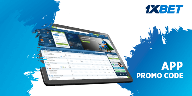 Special promo code giving bonus in 1xbet mobile app